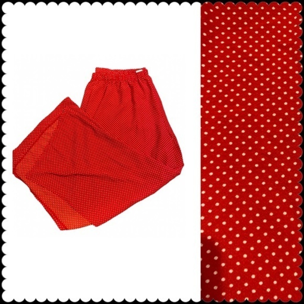 Myth Women’s Polka Dot Slit Sides Plus Sz 3X Comfy Pants!